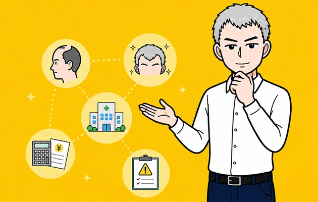 自毛植毛での後悔しない選択肢の画像