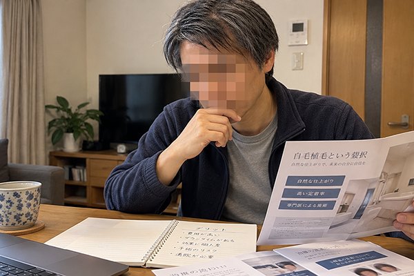 アルモ形成クリニックのデメリット｜植毛で後悔しないための注意点のイメージ画像